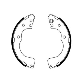 Stabdžių trinkelių komplektas KAVO PARTS KBS-5424
