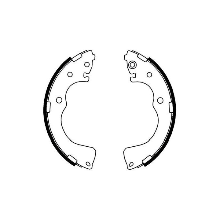 Stabdžių trinkelių komplektas KAVO PARTS KBS-5424