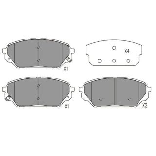 Stabdžių trinkelių rinkinys, diskinis stabdys KAVO PARTS KBP-3039