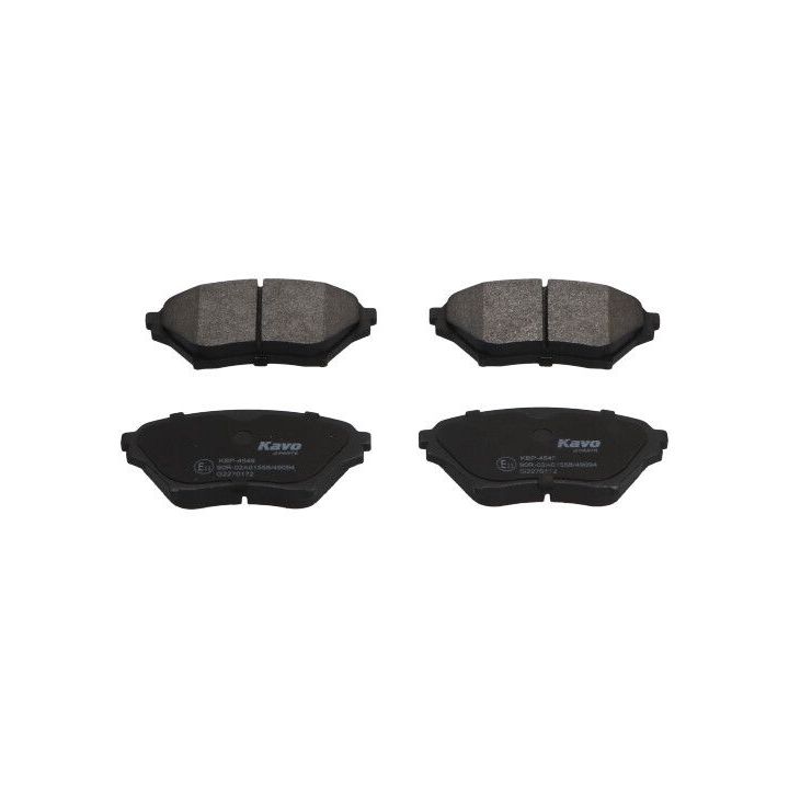 Stabdžių trinkelių rinkinys, diskinis stabdys KAVO PARTS KBP-4549