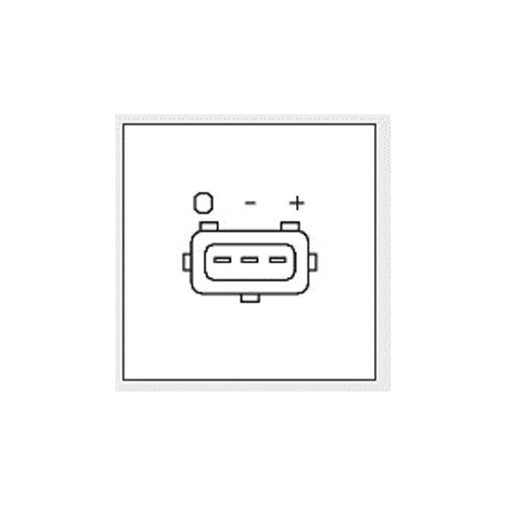 Jutiklis, įsiurbimo kolektoriaus slėgis KAVO PARTS EMS-2001
