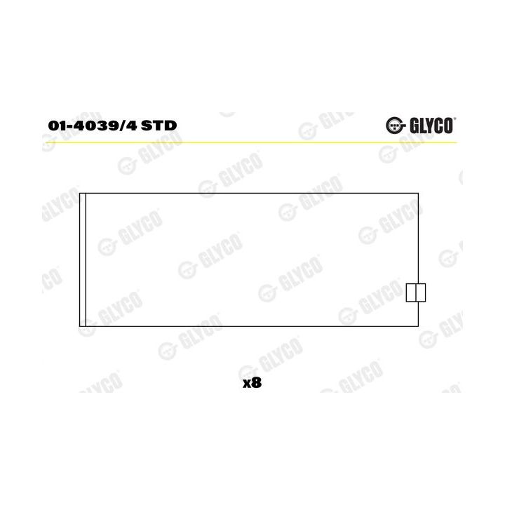 Guoliai dideliu galu GLYCO 01-4039/4 STD