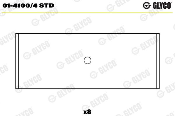 Guoliai dideliu galu GLYCO 01-4100/4 STD