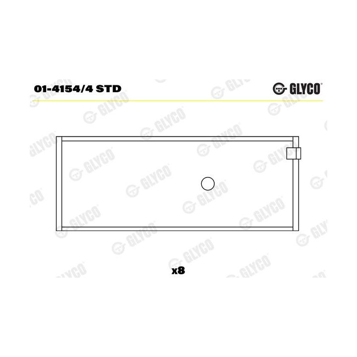 Guoliai dideliu galu GLYCO 01-4154/4 STD