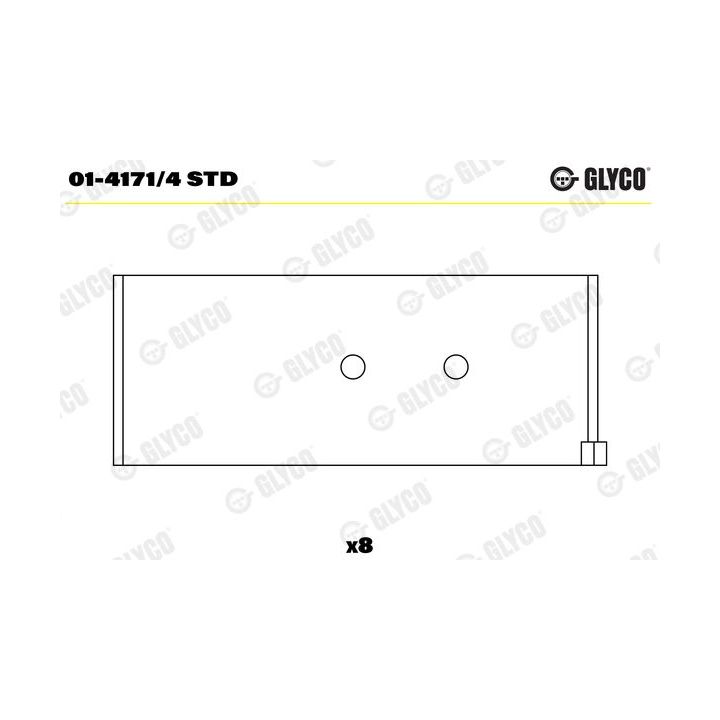 Guoliai dideliu galu GLYCO 01-4171/4 STD