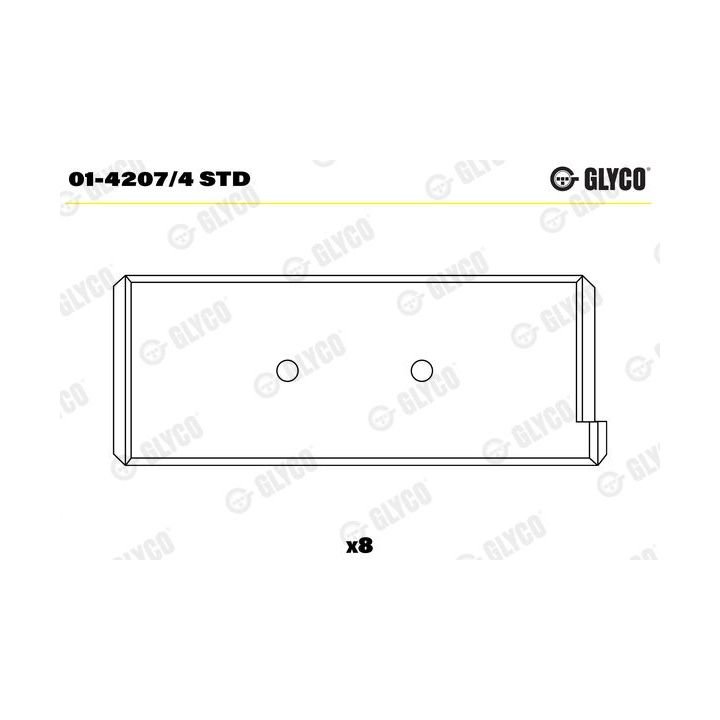 Guoliai dideliu galu GLYCO 01-4207/4 STD
