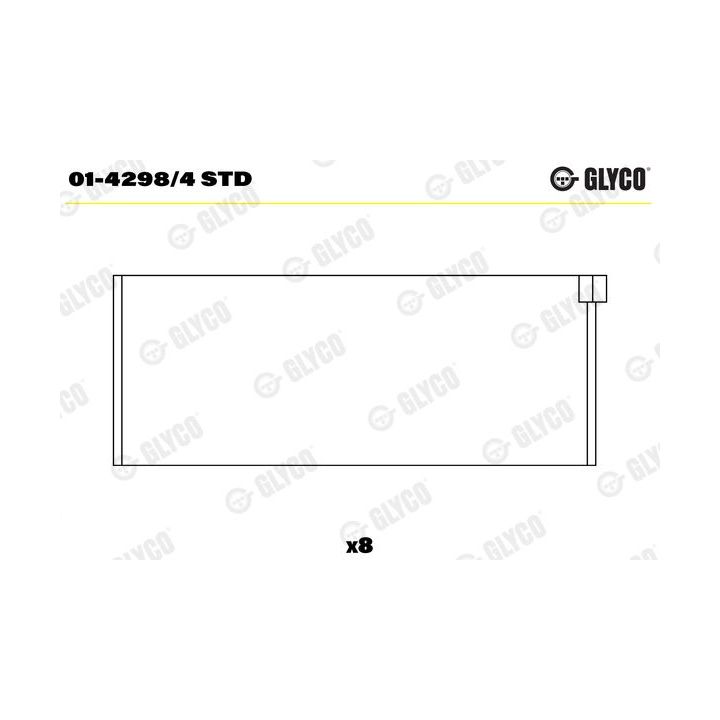Guoliai dideliu galu GLYCO 01-4298/4 STD