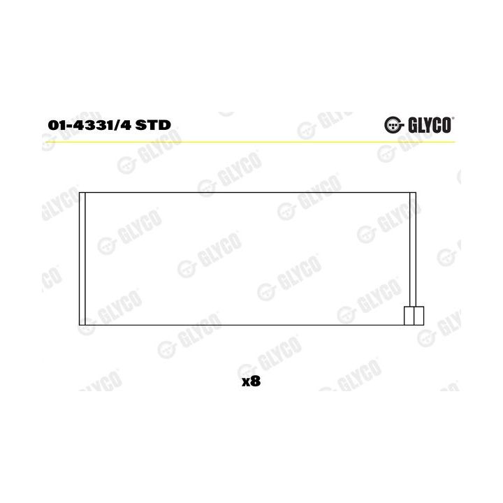 Guoliai dideliu galu GLYCO 01-4331/4 STD