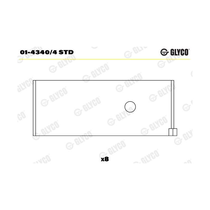 Guoliai dideliu galu GLYCO 01-4340/4 STD