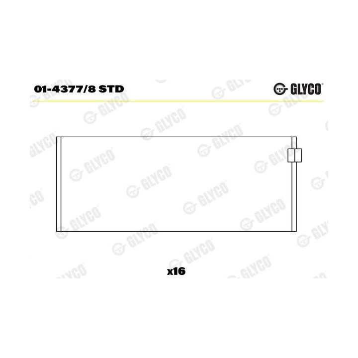 Guoliai dideliu galu GLYCO 01-4377/8 STD