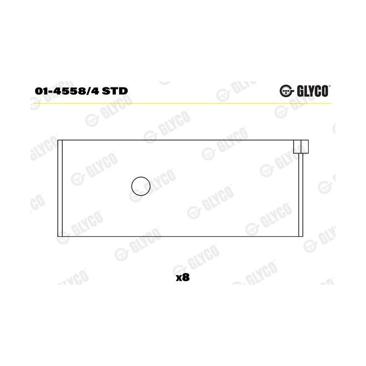 Guoliai dideliu galu GLYCO 01-4558/4 STD