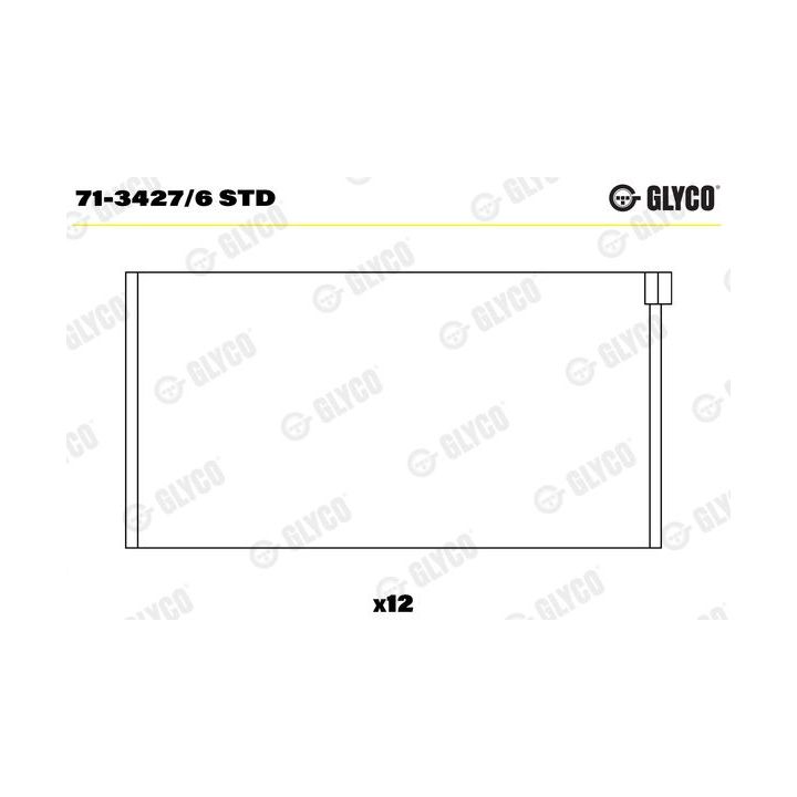 Guoliai dideliu galu GLYCO 71-3427/6 STD