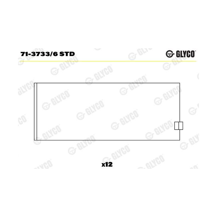 Guoliai dideliu galu GLYCO 71-3733/6 STD