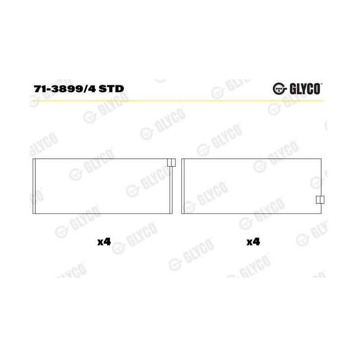 Guoliai dideliu galu GLYCO 71-3899/4 STD