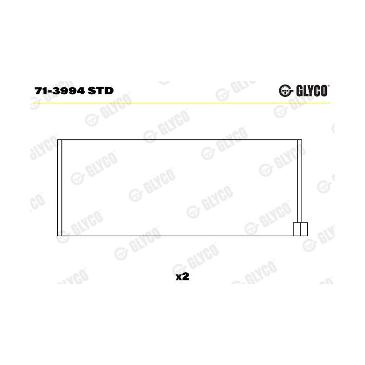 Guoliai dideliu galu GLYCO 71-3994 STD