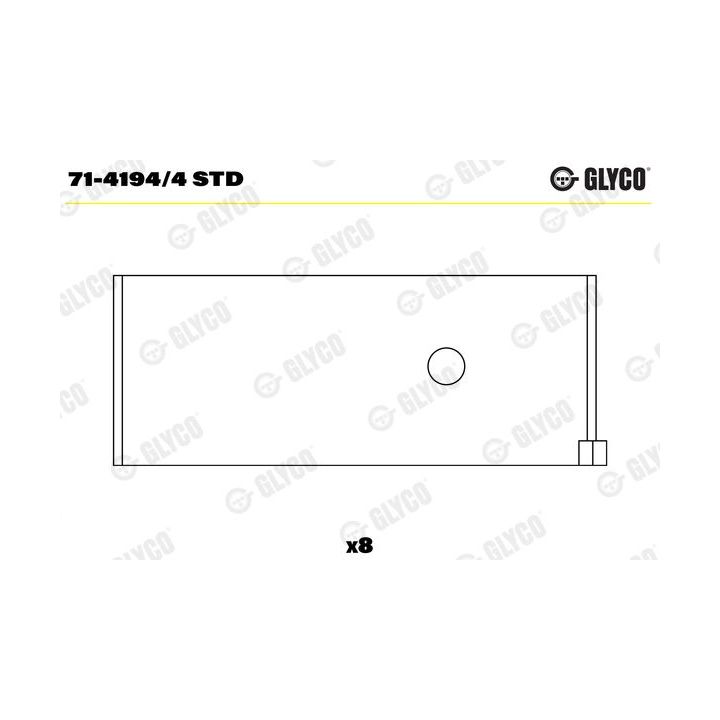 Guoliai dideliu galu GLYCO 71-4194/4 STD