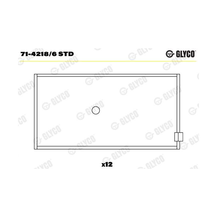 Guoliai dideliu galu GLYCO 71-4218/6 STD