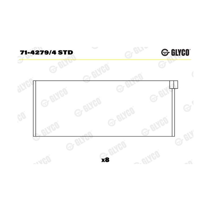 Guoliai dideliu galu GLYCO 71-4279/4 STD