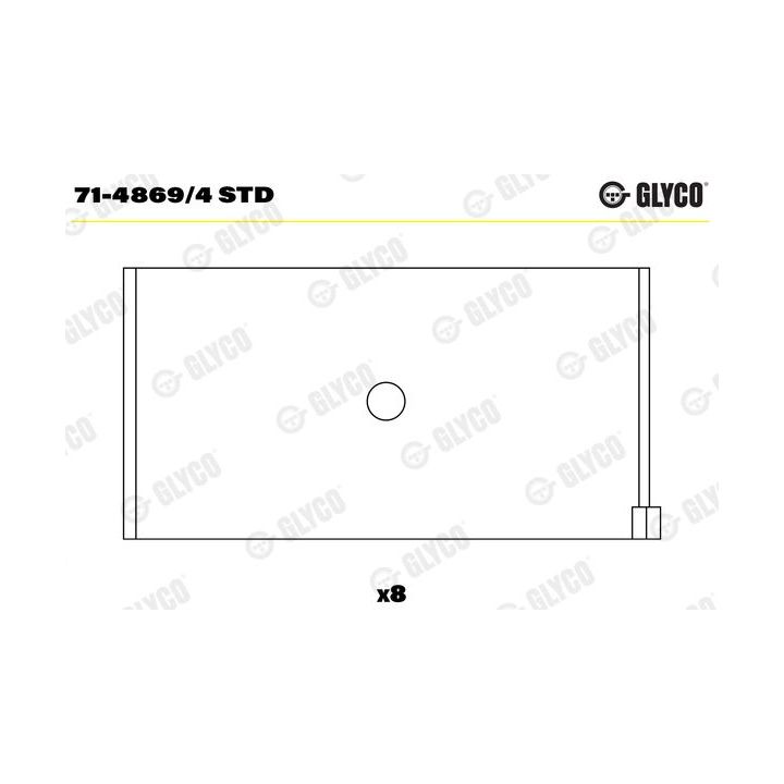 Guoliai dideliu galu GLYCO 71-4869/4 STD