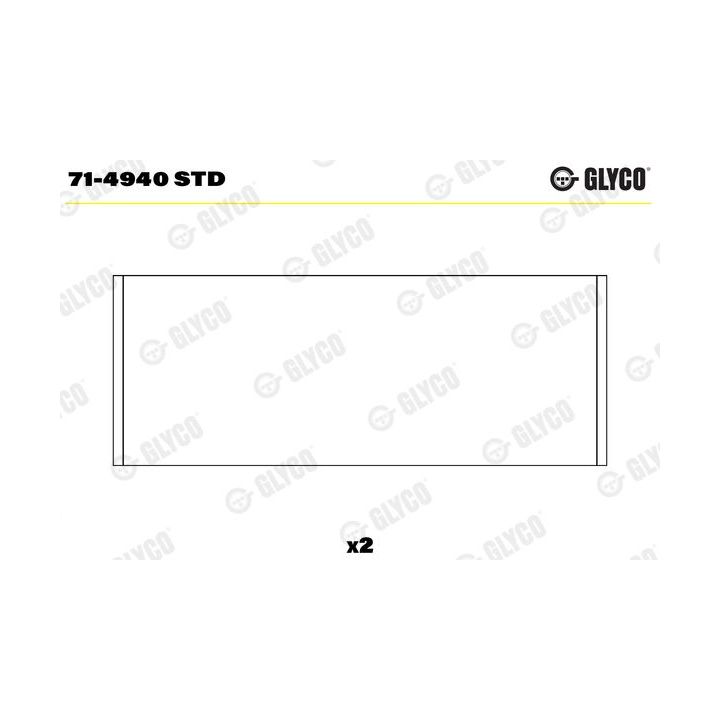 Guoliai dideliu galu GLYCO 71-4940 STD