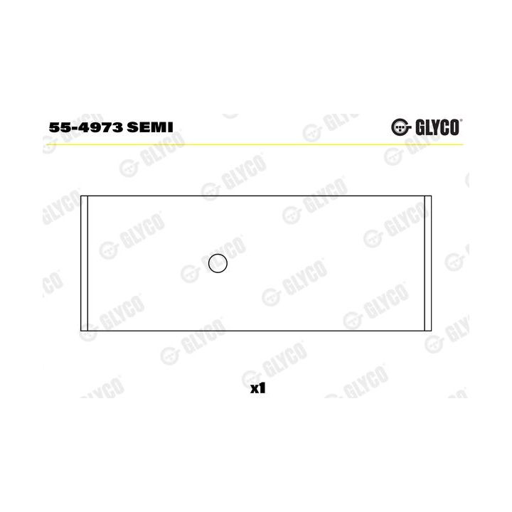 įvorės mažu galu, švaistiklis GLYCO 55-4973 SEMI