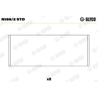 Skirstomojo veleno įvorės GLYCO N156/2 STD