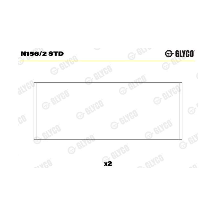 Skirstomojo veleno įvorės GLYCO N156/2 STD