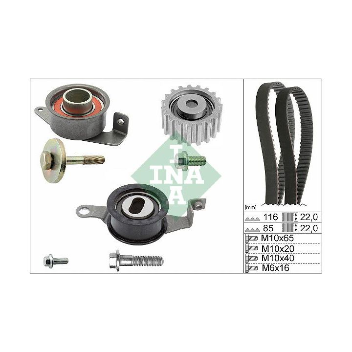 Paskirstymo diržo komplektas INA 530 0010 10