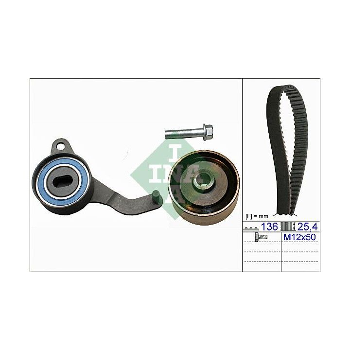 Paskirstymo diržo komplektas INA 530 0047 10