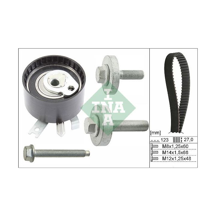 Paskirstymo diržo komplektas INA 530 0197 10