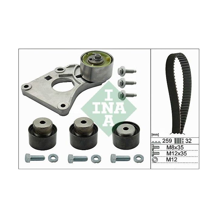 Paskirstymo diržo komplektas INA 530 0259 10