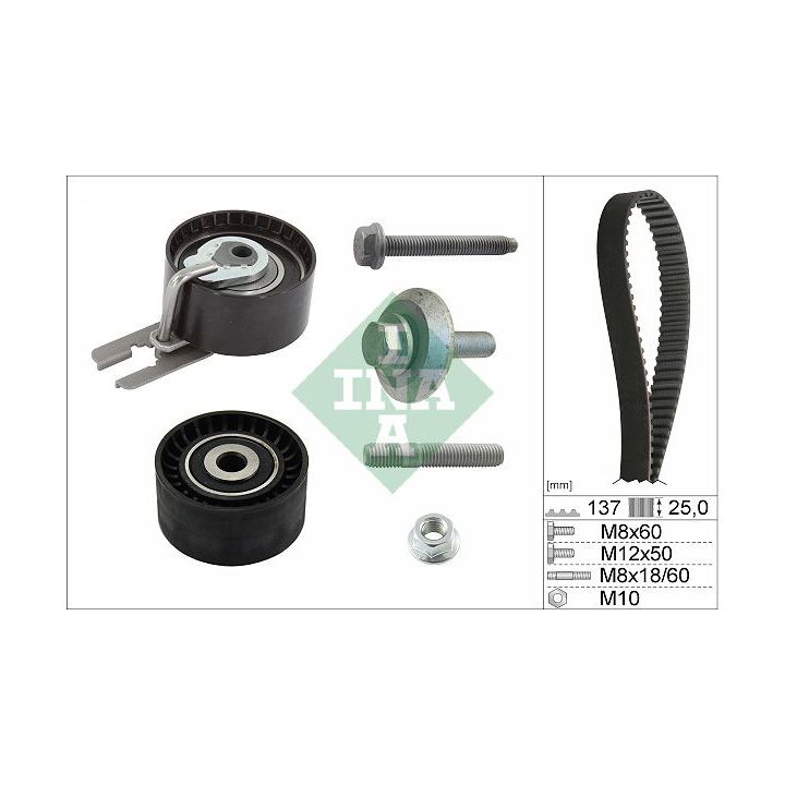 Paskirstymo diržo komplektas INA 530 0375 10