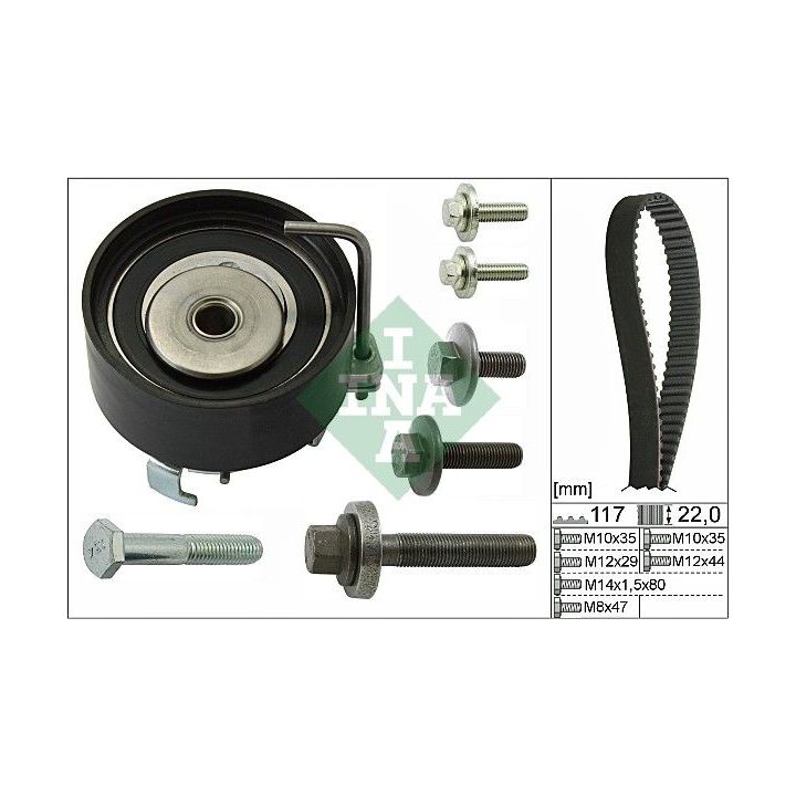 Paskirstymo diržo komplektas INA 530 0495 10