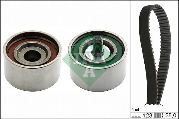 Paskirstymo diržo komplektas INA 530 0502 10