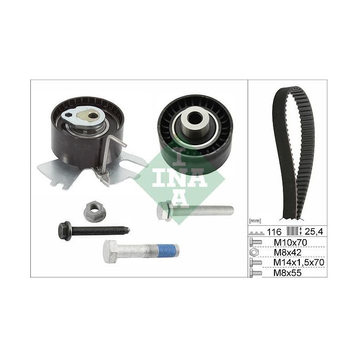 Paskirstymo diržo komplektas INA 530 0558 10