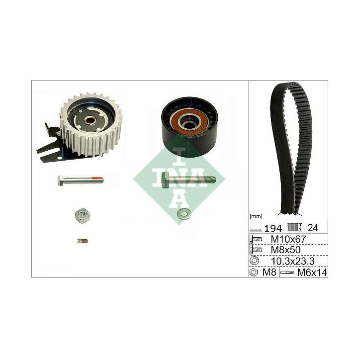 Paskirstymo diržo komplektas INA 530 0561 10