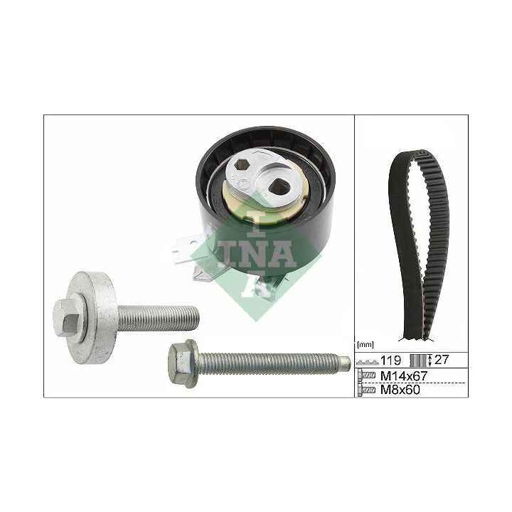 Paskirstymo diržo komplektas INA 530 0607 10