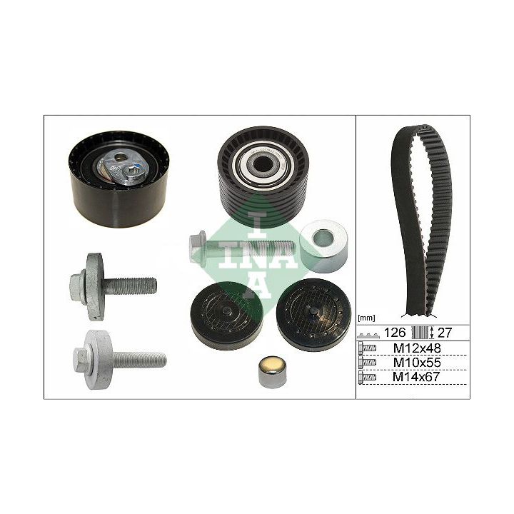 Paskirstymo diržo komplektas INA 530 0638 10