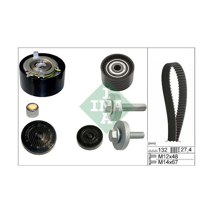 Paskirstymo diržo komplektas INA 530 0639 10