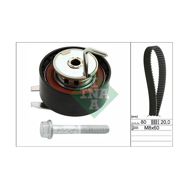 Paskirstymo diržo komplektas INA 530 0692 10