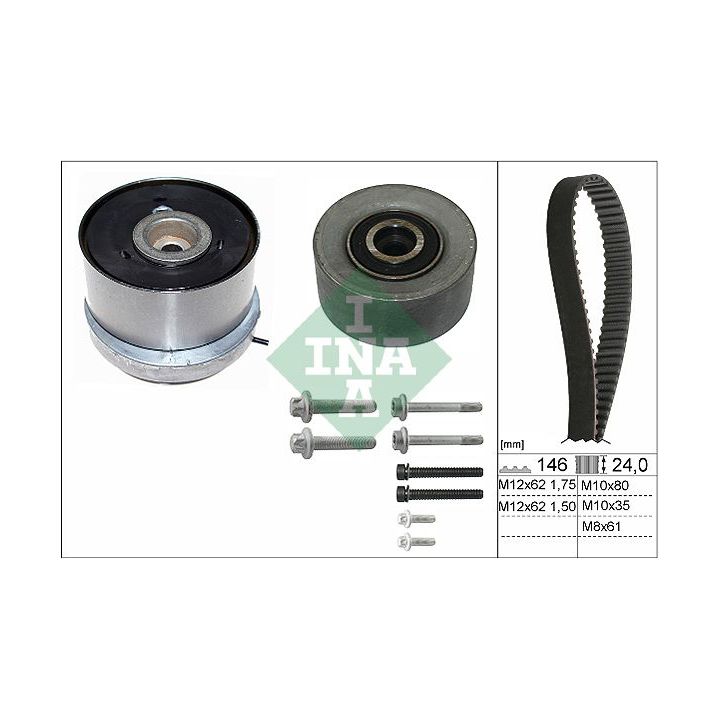 Paskirstymo diržo komplektas INA 530 0724 10