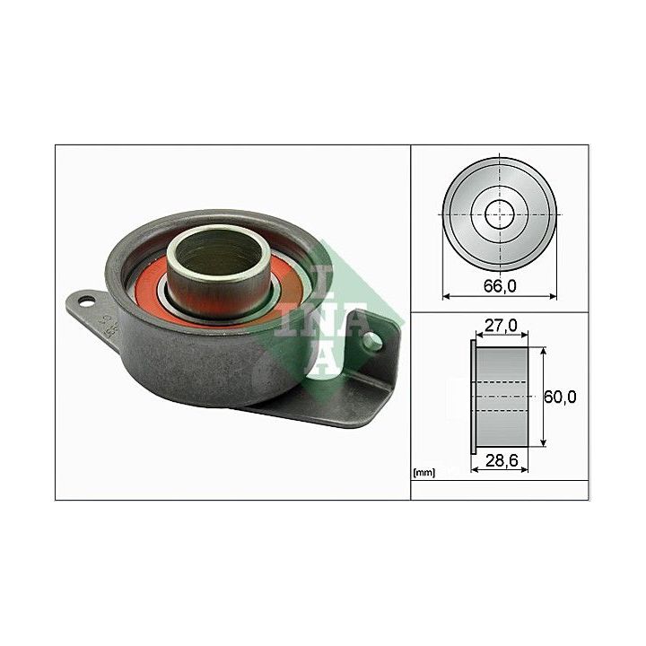 įtempiklio skriemulys, paskirstymo diržas INA 531 0029 20