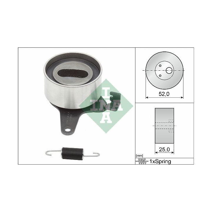 įtempiklio skriemulys, paskirstymo diržas INA 531 0106 20