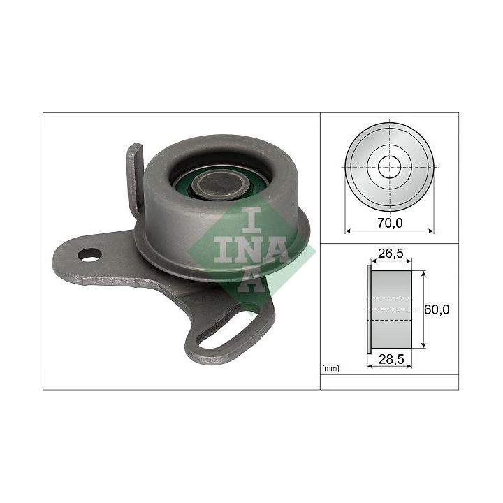 įtempiklio skriemulys, paskirstymo diržas INA 531 0118 20