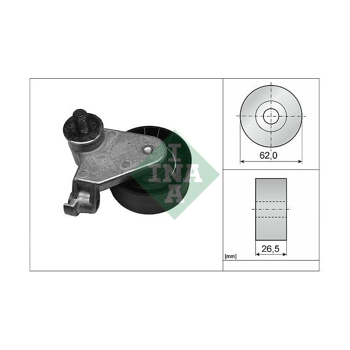 įtempiklio skriemulys, paskirstymo diržas INA 531 0171 10