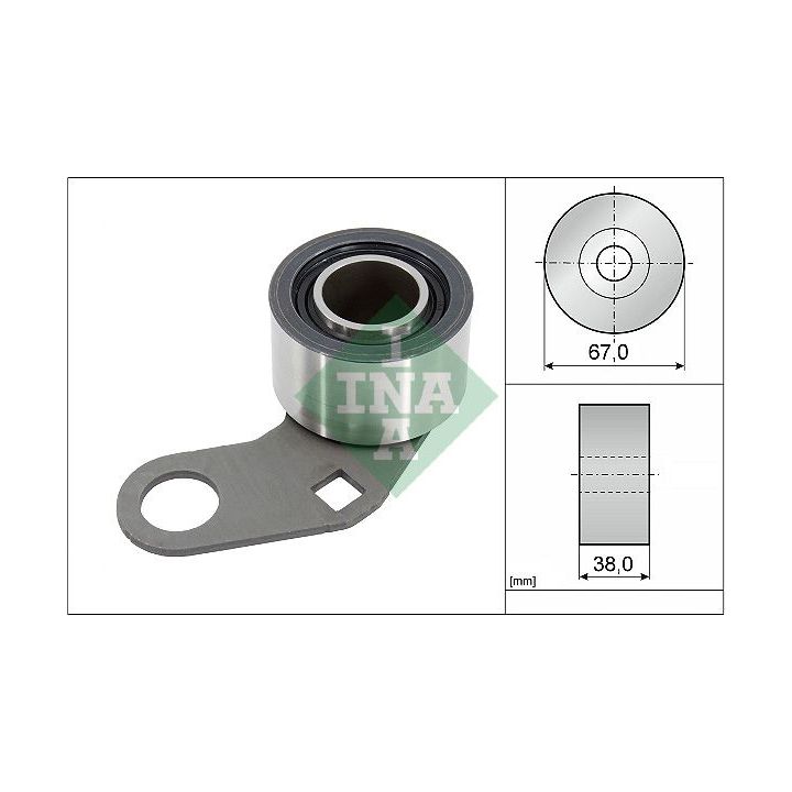 įtempiklio skriemulys, paskirstymo diržas INA 531 0331 10