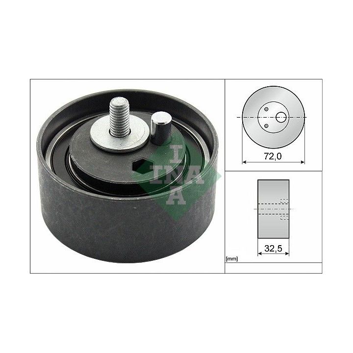 įtempiklio skriemulys, paskirstymo diržas INA 531 0477 20