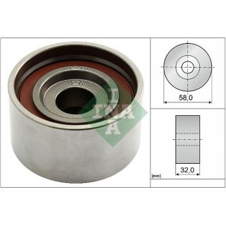 įtempiklio skriemulys, paskirstymo diržas INA 531 0582 10