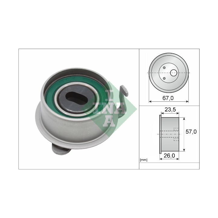 įtempiklio skriemulys, paskirstymo diržas INA 531 0653 20