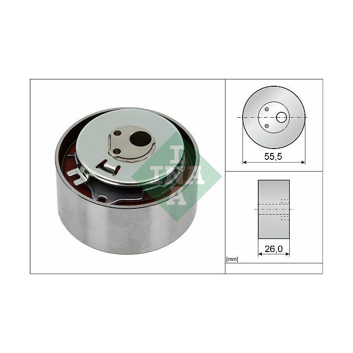 įtempiklio skriemulys, paskirstymo diržas INA 531 0778 10